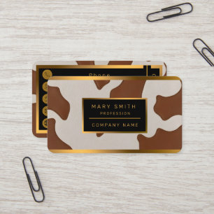 Lyx Elegant Falsk Koxläder Trendig Kollektion Visitkort