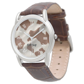 Lyx Elegant Falskonstlad Ko Läder Populär Kollekti Armbandsur