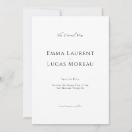 Lyx Minimalist |  Elegant Redaktionell Spara Datumet