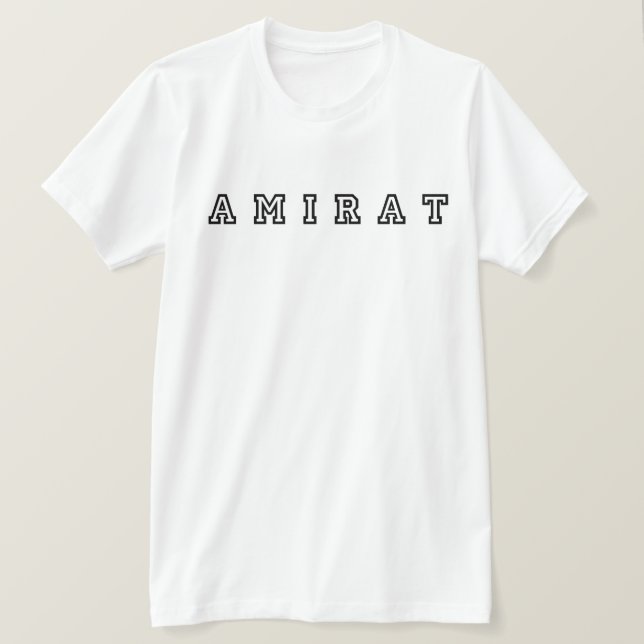 Lyx Minimalistisk Guld Logotyp Premium T Shirt (Design framsida)