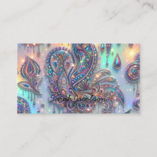 Lyx Opal Paisley Diamond Visitkort