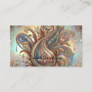Lyx Opal Paisley Diamond Visitkort