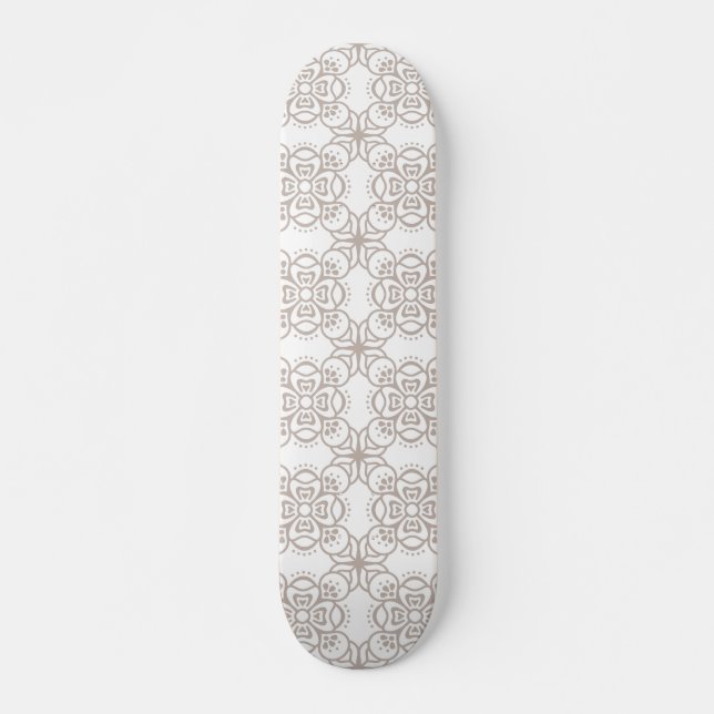 Lyx Ornament 9 Mini Skateboard Bräda 18,5 Cm (Framsida)