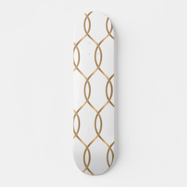 Lyx Ornamenter 1 Mini Skateboard Bräda 18,5 Cm (Framsida)