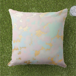 Lyx Populär Rosabränd Rosa Mint Guld Kollektion Kudde