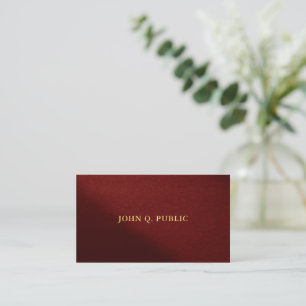 Lyx Premium Tjock Guld Text Elegant Mall Visitkort