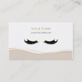 Lyx QR-kod Lash-tekniker Visitkort