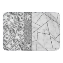 Lyx Silver Dollars Interiör Marmor Glitter Show