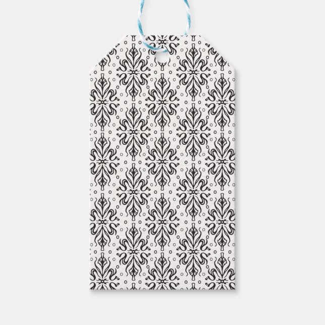 Lyx Vintage Mönster 4 Presentetikett (Framsidan)