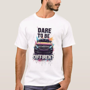 Lyxbils graffiti kraftmotivation konst t shirt