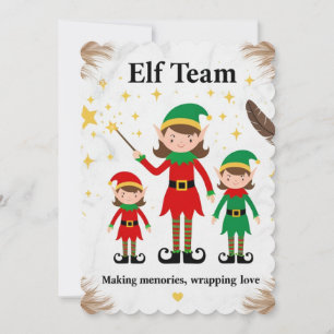 Lyxbjudande Boho-Alf Team Julfest Inbjudan