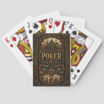 Lyxdesign Poker Spelkort