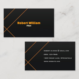 Lyxflyglogistik | Modern Minimalism Visitkort