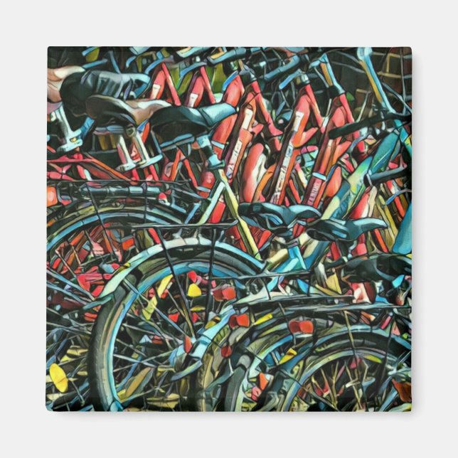 Lyxgåvor till cyklister magnet (Framsidan)
