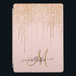 lyxid Rosa Guld Sparkly Glitter Fringe iPad Pro Skydd<br><div class="desc">Detta glamorösa och lyxaktiga tryck är perfektens utformning för snyggt och trendig kvinna. Den har en faux glatt guld glitter-gränslinje med faux glitter typografi ovanpå en enkel rosa. Det är en elegant, chic, trendig och en modern formgivning med en Hollywoodvibe! ***VIKTIG DESIGN-ANMÄRKNING: Om du vill ha en begäran från anpassad...</div>