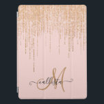 lyxid Rosa Guld Sparkly Glitter Fringe iPad Pro Skydd<br><div class="desc">Detta glamorösa och lyxaktiga tryck är perfektens utformning för snyggt och trendig kvinna. Den har en faux glatt guld glitter-gränslinje med faux glitter typografi ovanpå en enkel rosa. Det är en elegant, chic, trendig och en modern formgivning med en Hollywoodvibe! ***VIKTIG DESIGN-ANMÄRKNING: Om du vill ha en begäran från anpassad...</div>