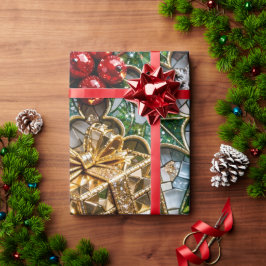 Lyxig 3D julmosaikrulle Presentpapper