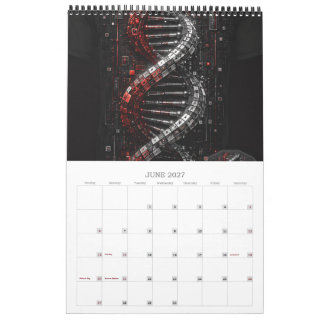 Lyxig 3D-konst 2027 kalender