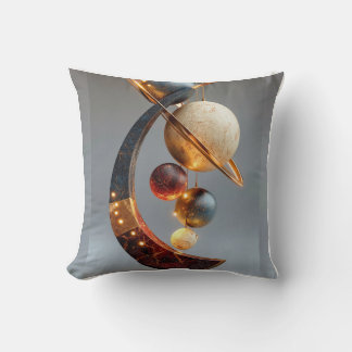 Lyxig Abstrakt Celestial Planet Kudde