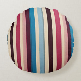 Lyxig Abstrakt Cirkulärtryck för Borstat Polyester Rund Kudde