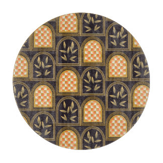 Lyxig Art Deco Geometrisk Blommig Sömlös Mönster