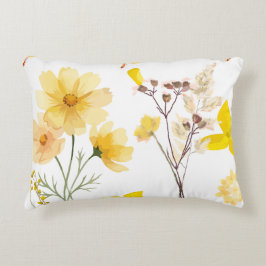 Lyxig blommig accentkudde – Elegant blommig design Prydnadskudde