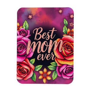 Lyxig Blommigt Modern Gift-samling Magnet