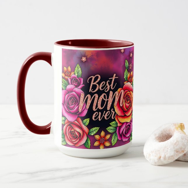 Lyxig Blommigt Modern Gift-samling Mugg (Med munk)