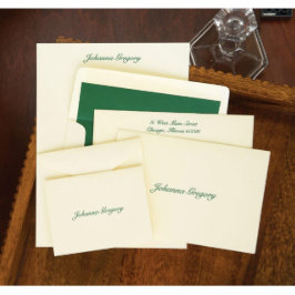 Lyxig brevpappergarderob - lyftt bläck