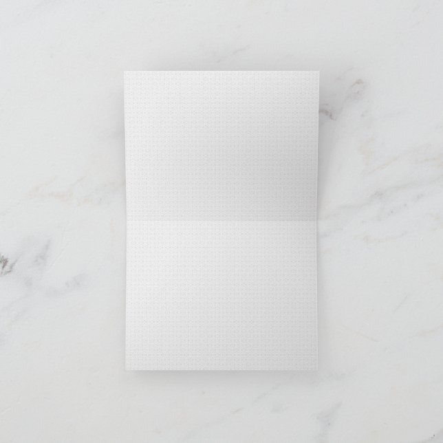 Lyxig bröllopsfirande design tack kort (Inuti)