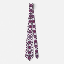 Lyxig Burgundy & Purple Mandala Mönster Slips