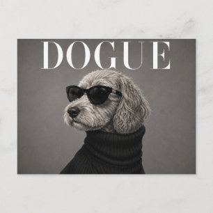 Lyxig Cockapoo Hundporträtt Vykort