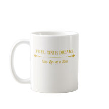 Lyxig Elfenbensgul Kaffemug