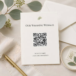 Lyxig Eukalyptusgrönska Webbplats QR-kort OSA Kort