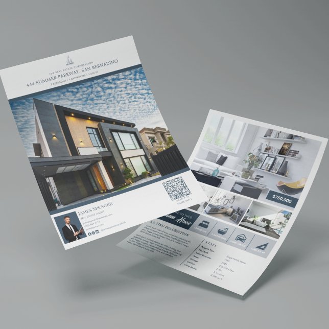 Lyxig Fastighetsförteckning Ejendom  Reklamblad (Skapare uppladdad)