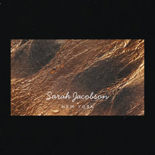 Lyxig Faux Guld Visitkort