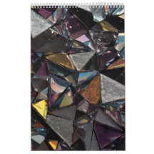 Lyxig Geometrisk Mozaik Väggkalender 2027