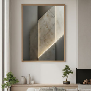 Lyxig geometrisk textur poster