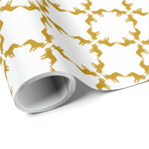 Lyxig grafisk mönster för fransk bulldog presentpapper