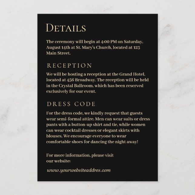 Lyxig grön agat med guld  tilläggskort (Framsida)