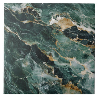Lyxig grön marmorstruktur keramisk platta kakelplatta