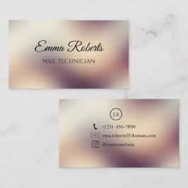 Lyxig Guld Elegant Visitenkort | Modern Minimalism Visitkort