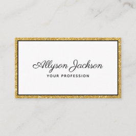 Lyxig Guld Glitter Visitenkort Visitkort