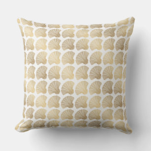 Lyxig Guld Snäckdesign Kudde