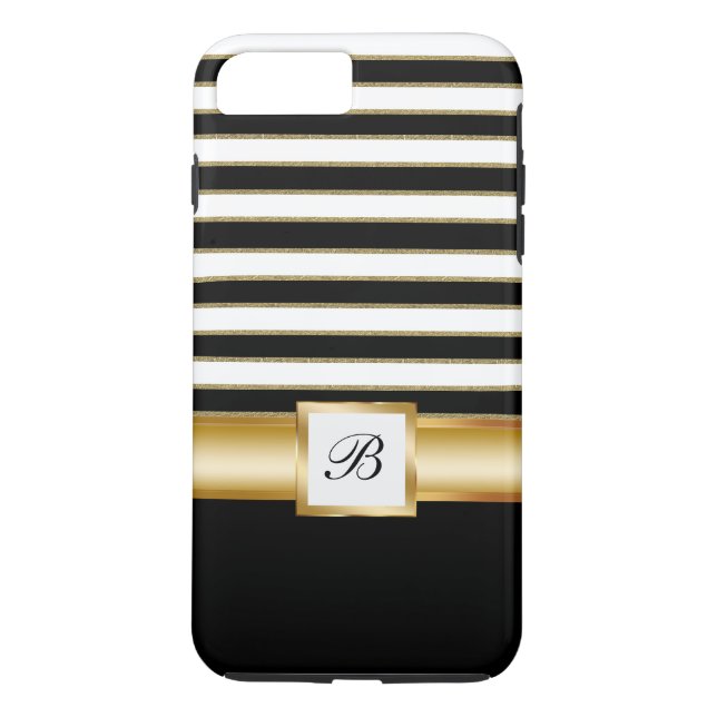 Lyxig guld- stil Case-Mate iPhone skal (Baksida)