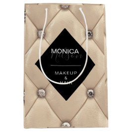 lyxig guld-tuftad monogramprodukt