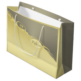 Lyxig guldsmyckning på guld & silver, Monogram,