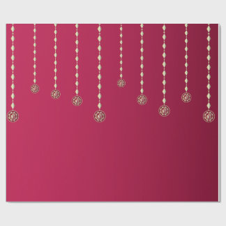 Lyxig hängande Diya Diwali-bakgrund Presentpapper