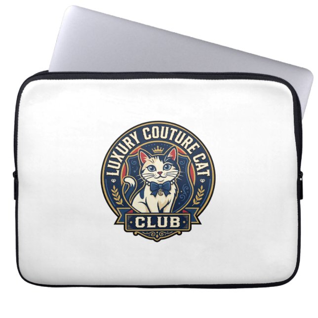 Lyxig haute couture katt kattmamma presentidé - Ly Laptop Fodral (Framsidan)