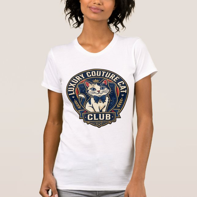 Lyxig haute couture katt kattmamma presentidé - Ly T Shirt (Framsida)